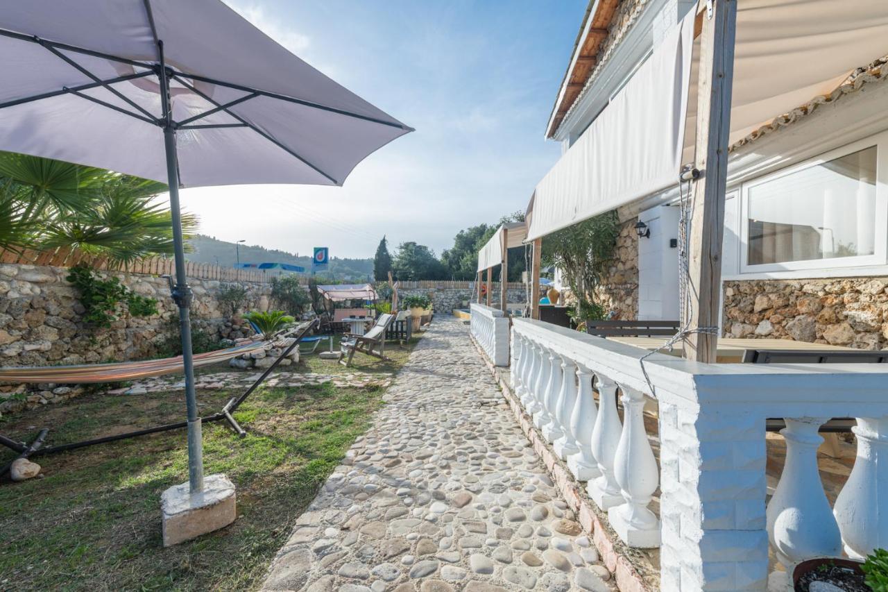 Вілла Stelios Stone House Sinarades Kouramades Екстер'єр фото